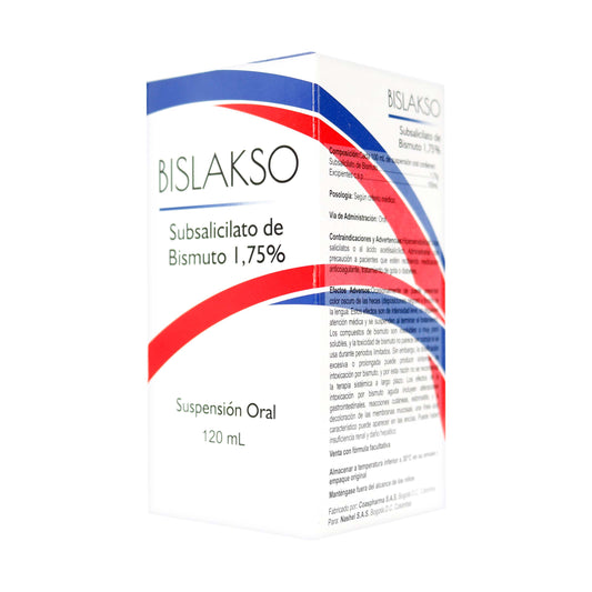 Bislakso Bismutol 1.75% Suspensión 120 ml