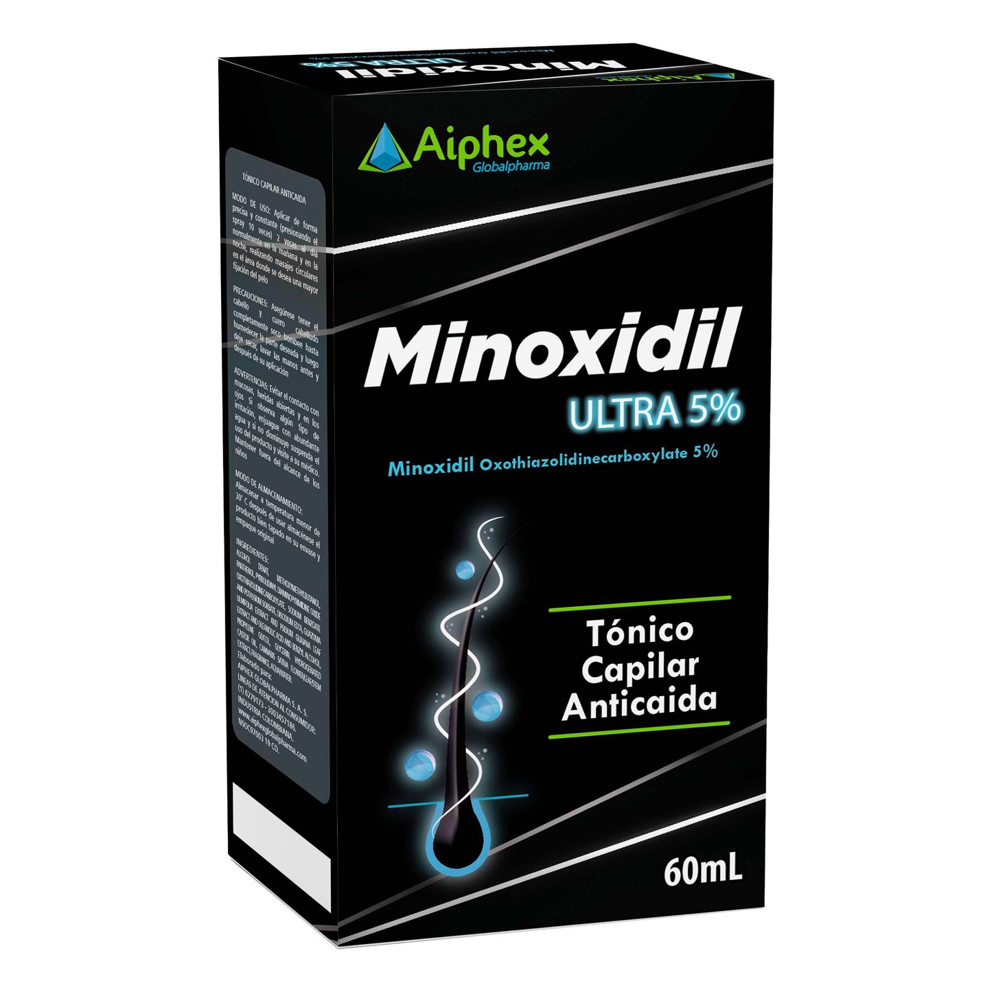 Minoxidil +cbd 5% Loción.60 ml Icom