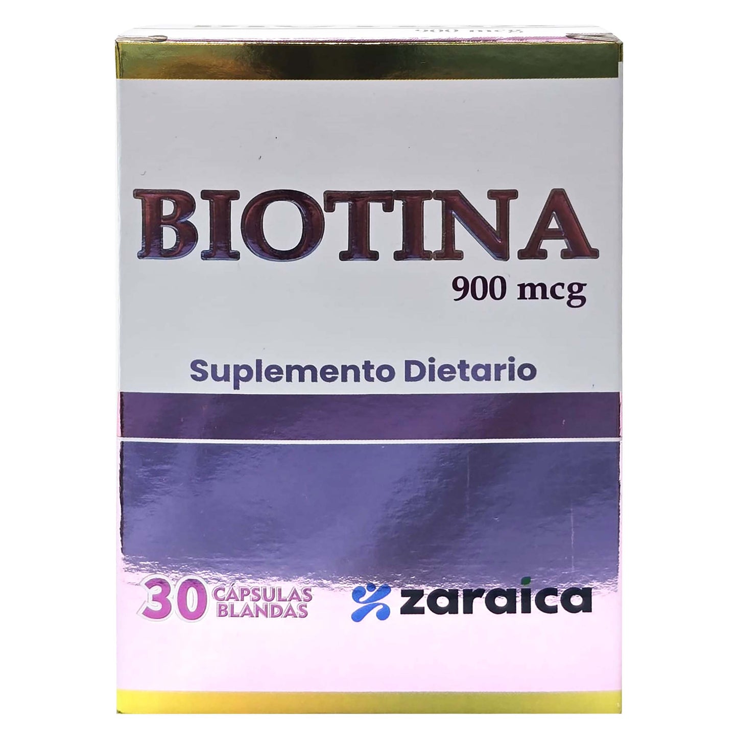 Biotina 900 mcg 30 Cápsula