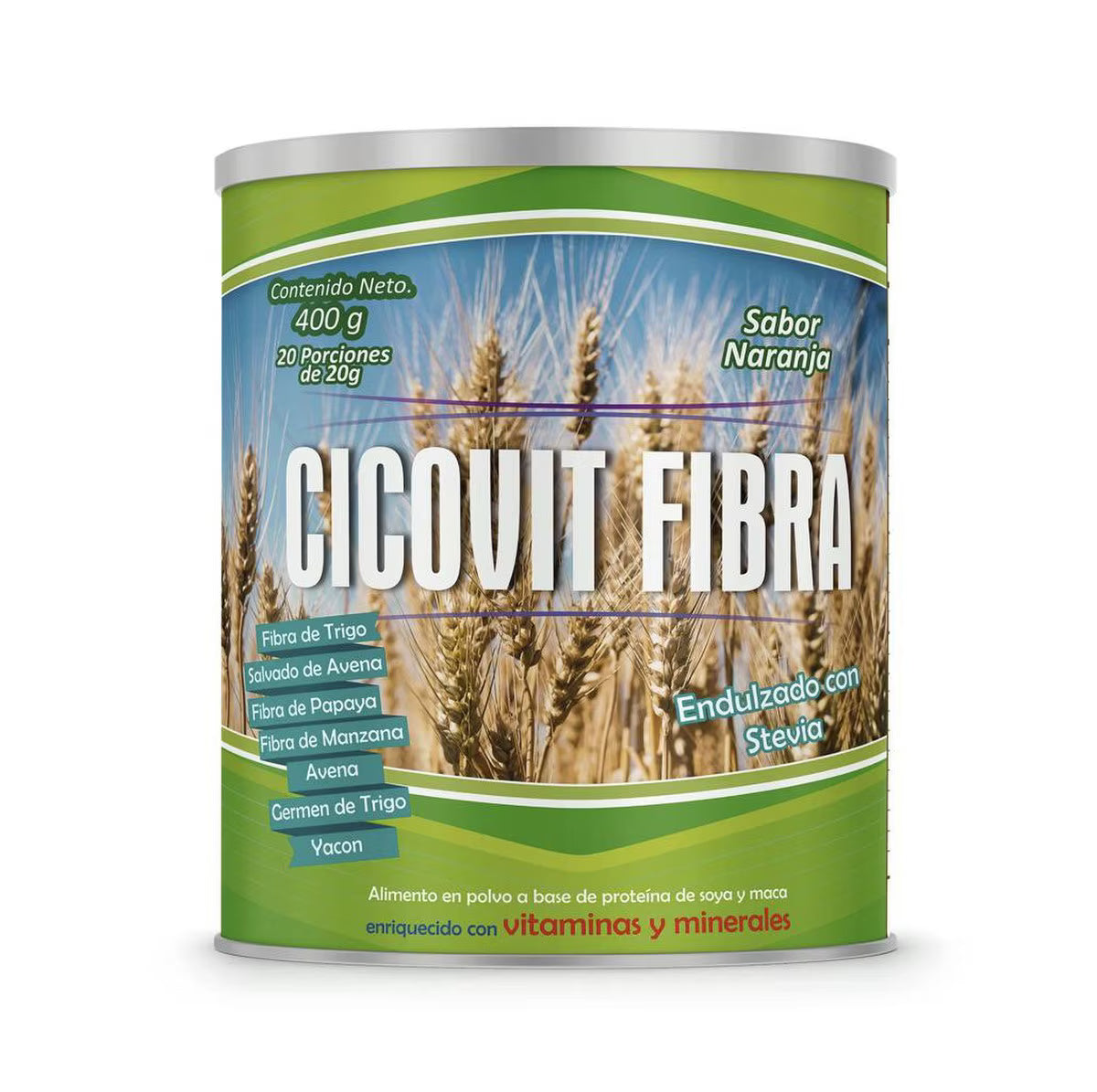 Cicovit Fibra Sabor A Naranja 400 Gr