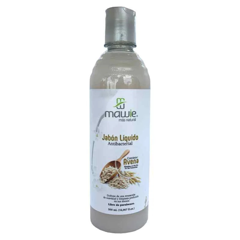 Jabón Líquido Antibacterial Avena Mawie 500 Mililitros