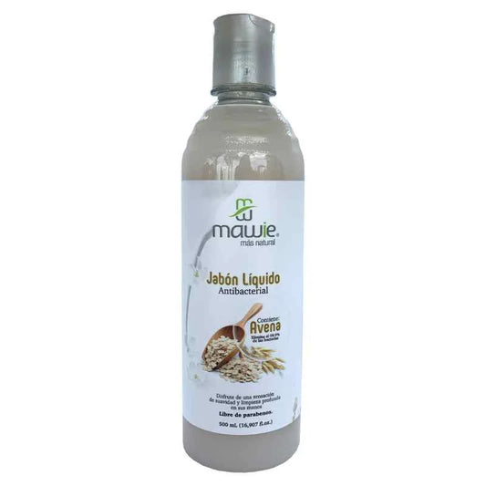 Jabón Líquido Antibacterial Avena Mawie 500 Mililitros
