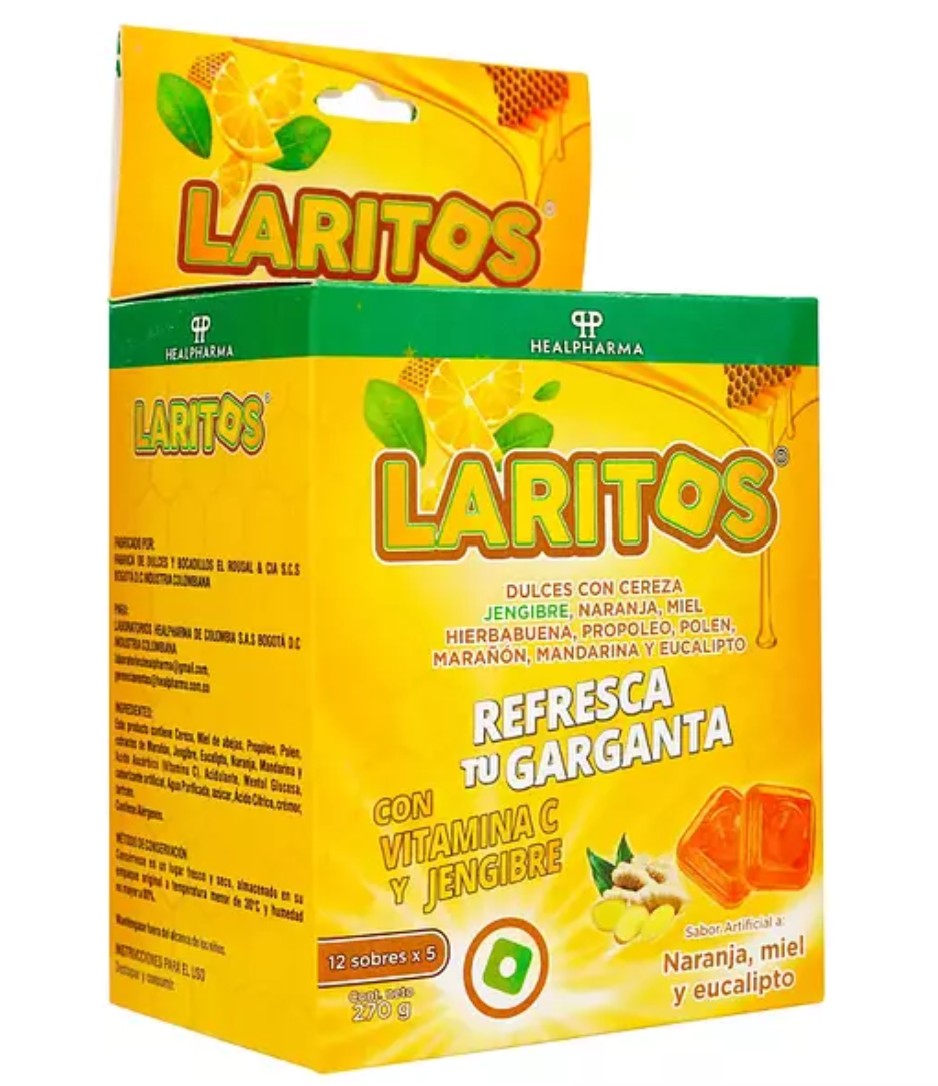 Laritos Naranja Miel 5 PastaILLAS