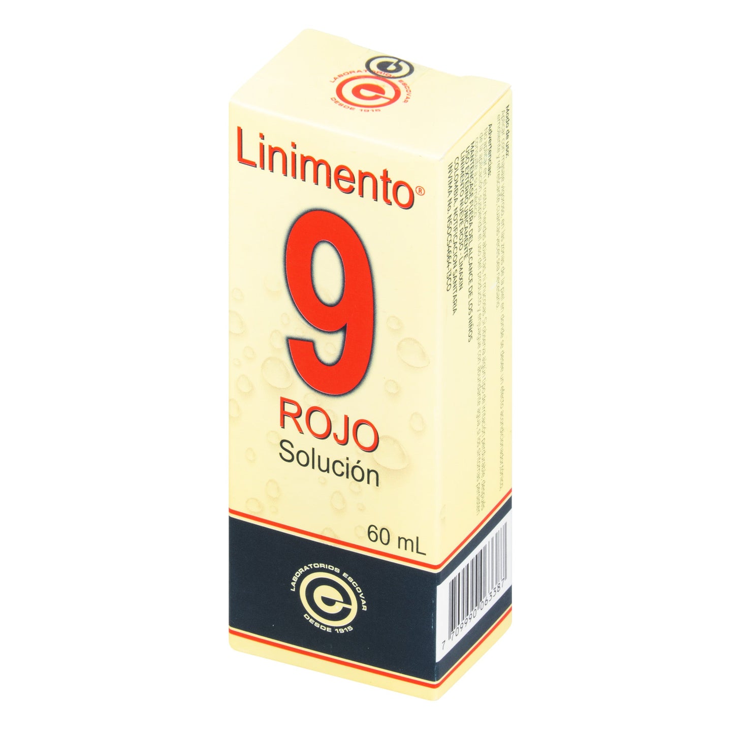 Linimento 9 Rojo 60 ml