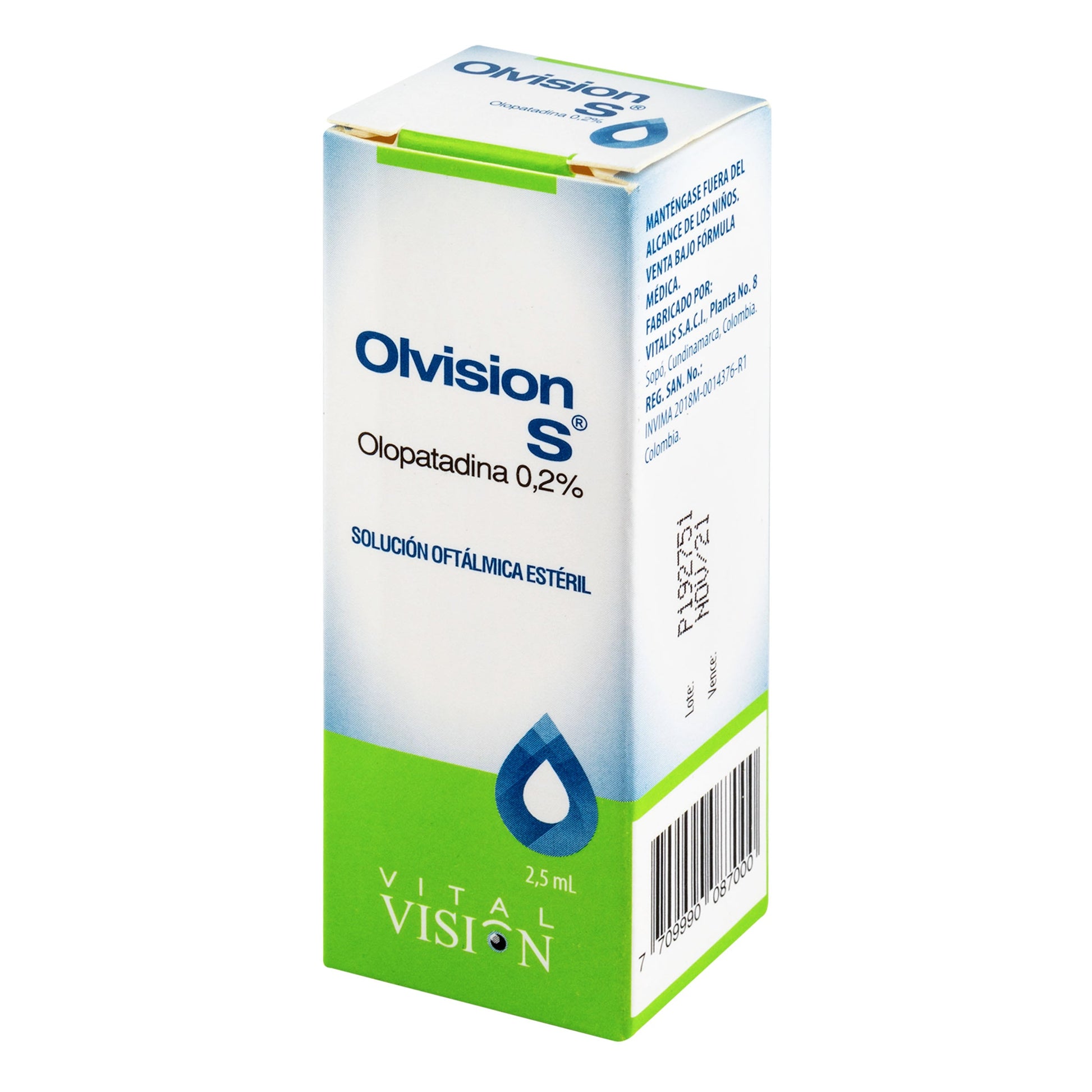 Olivision S 2% OftálmicoICO 2.5 ml Vt