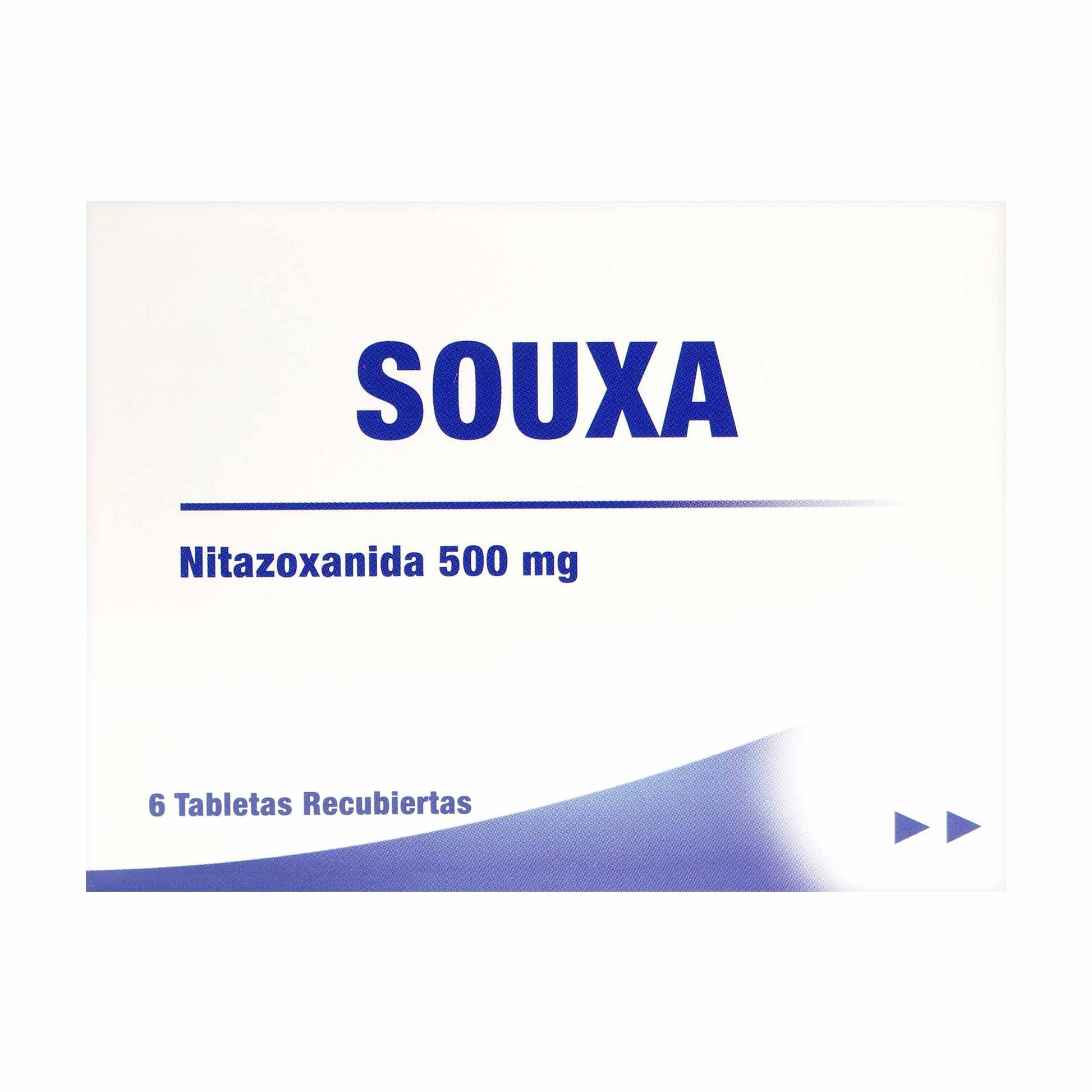 Souxa Nitazoxanida 500mg X 6 Tableta