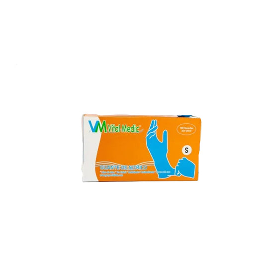 Guantes Nitrilo Azul Talla S X 100 Vital Medic