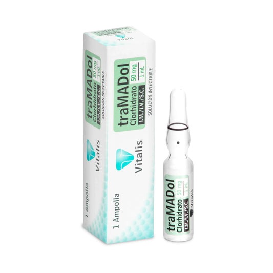 Tramadol 50mg/1ml 1 Ampolla Vt