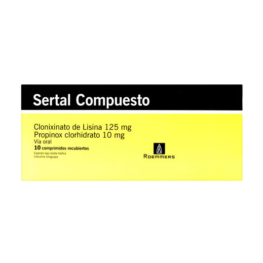 Sertralina Compuesto 10 mg 10 Tabletas