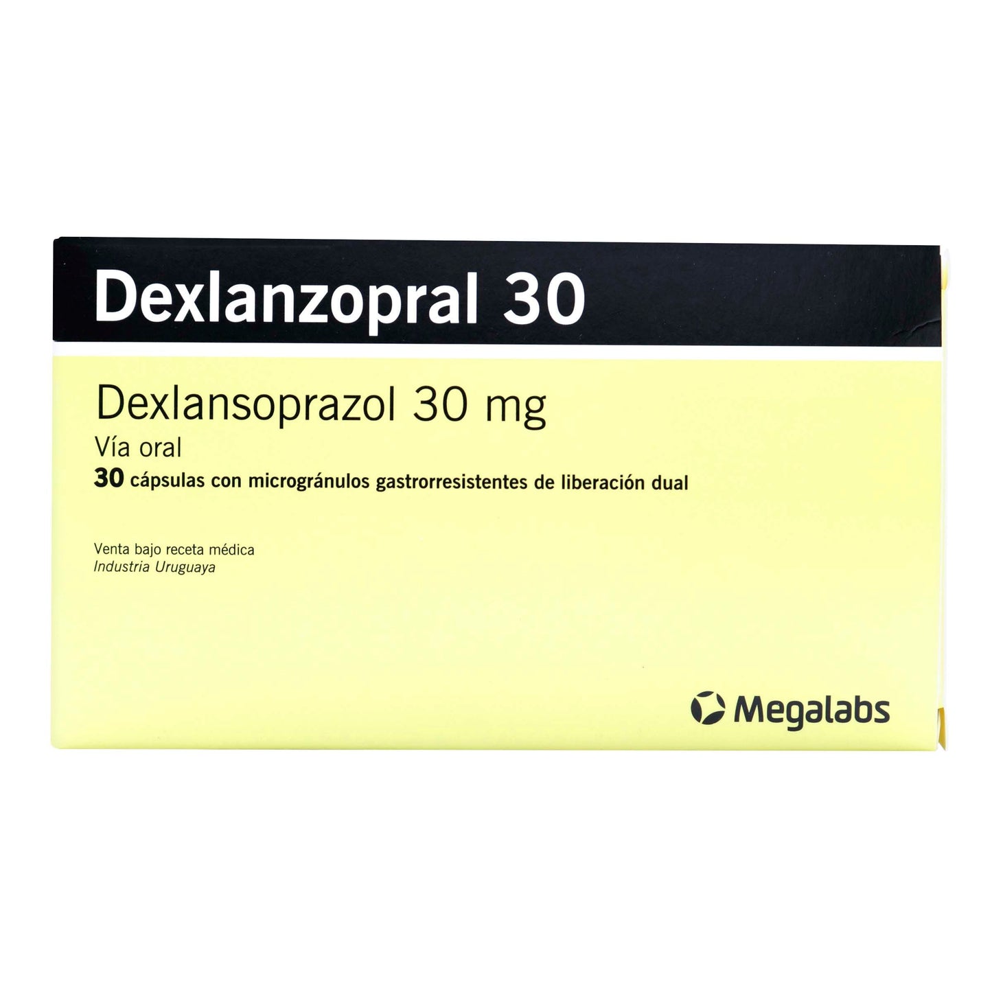 Dexlanzopral 30 mg 30 Cápsulas