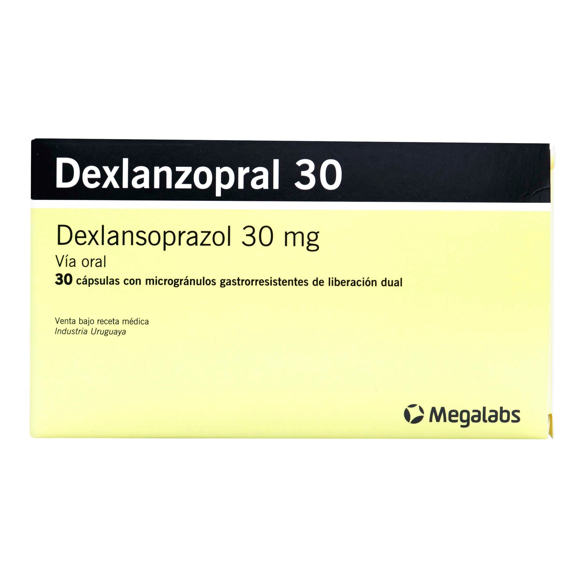 Dexlanzopral 30 mg 30 Cápsulas