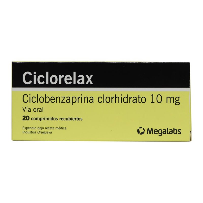 Ciclorelax 10 mg 20 Comprimido (3%+)(pae)