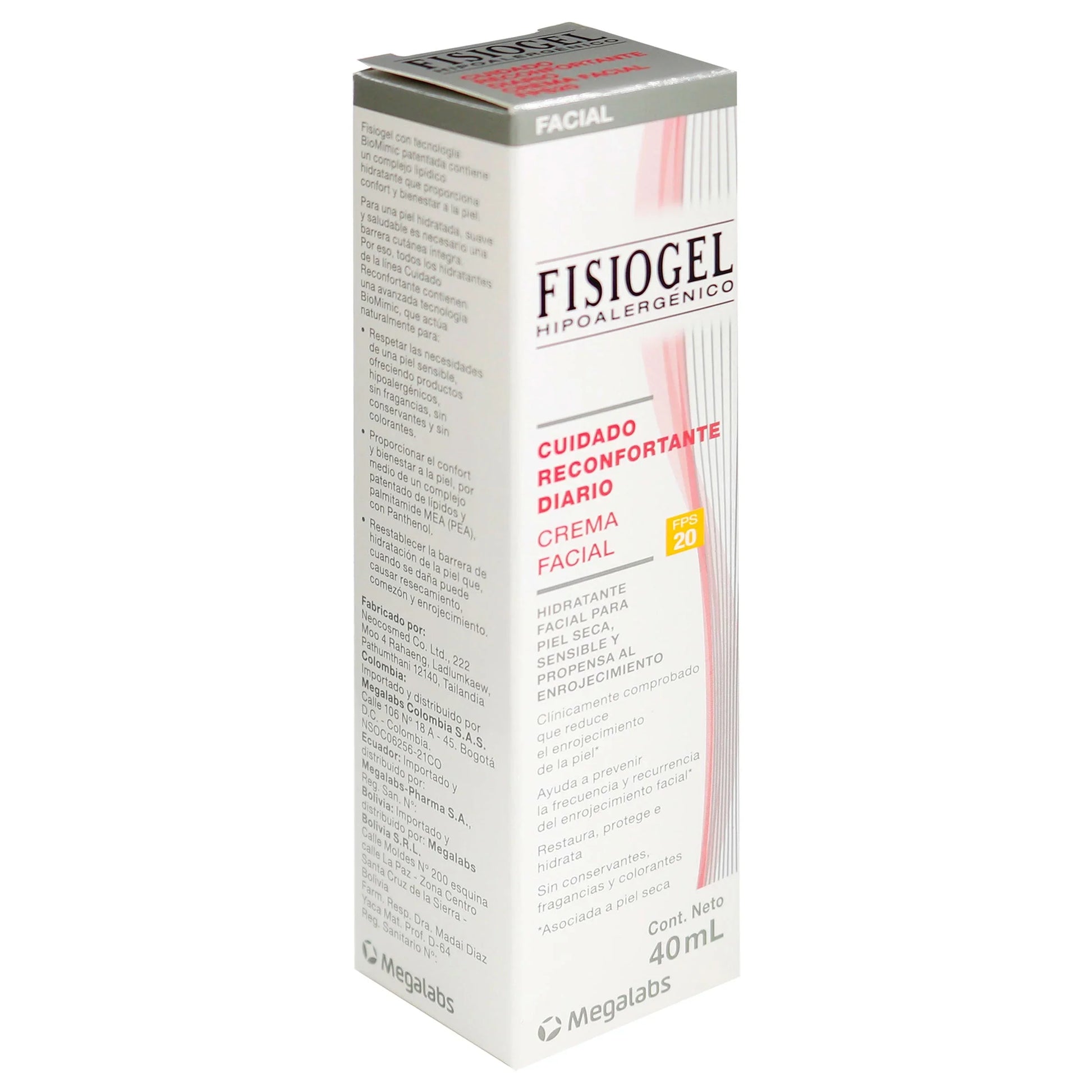 Crema Fisiogel Facial 40 ml