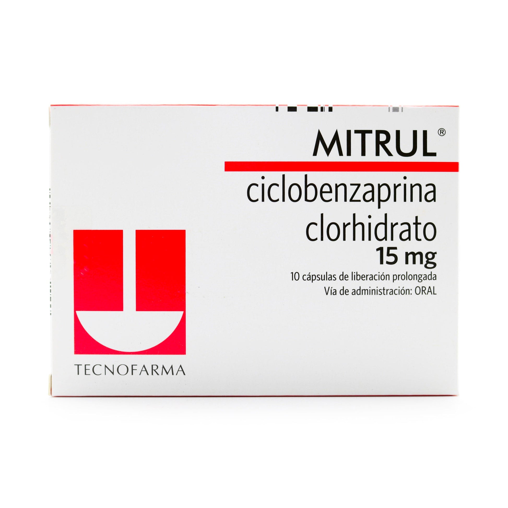 Mitrul 15 mg 10 Tabletas