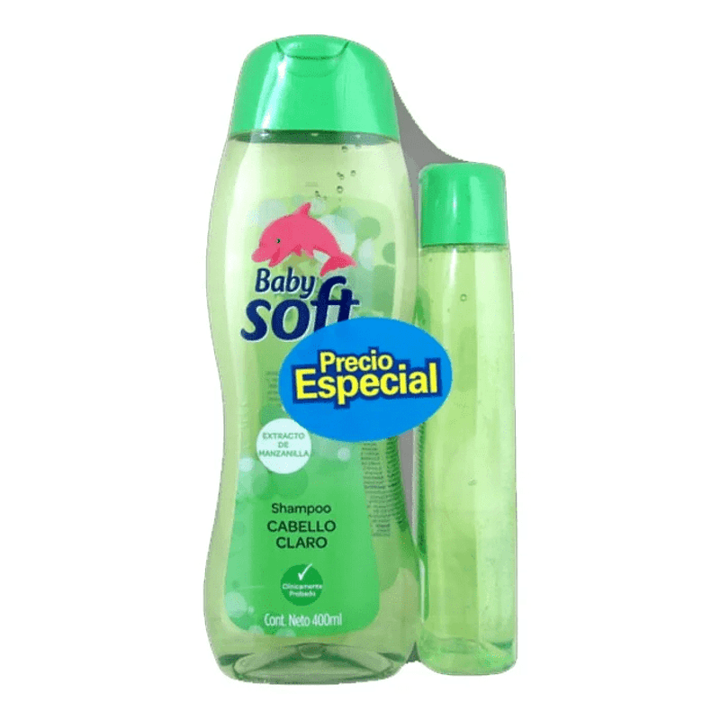Champu baby Soft Cuidado Delicado 400ML+Champu 200ML