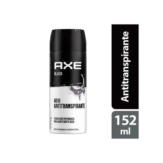 Desodorante axe Seco Spray Black 152 ml