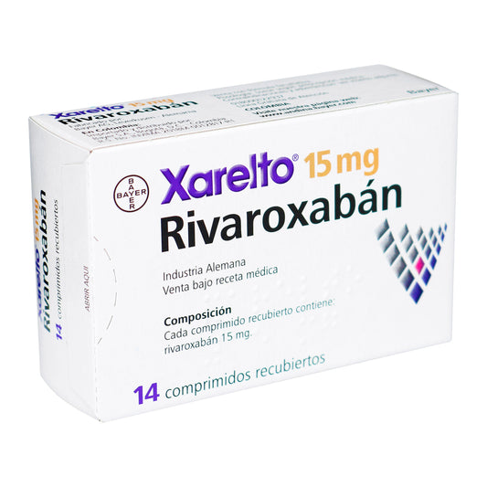 Xarelto 15 mg 14 Comprimidos