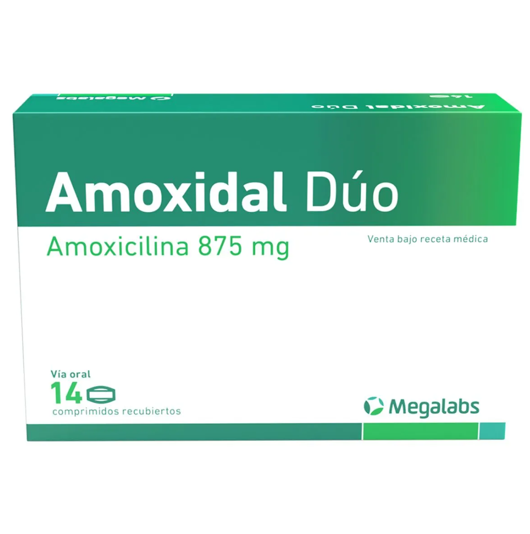 AmoxicilinaDAL Duo 875 mg 14 Comprimidos