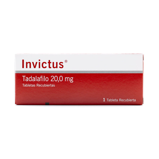 Invictus Tadalafilo 20 mg 1 Tbs Recub