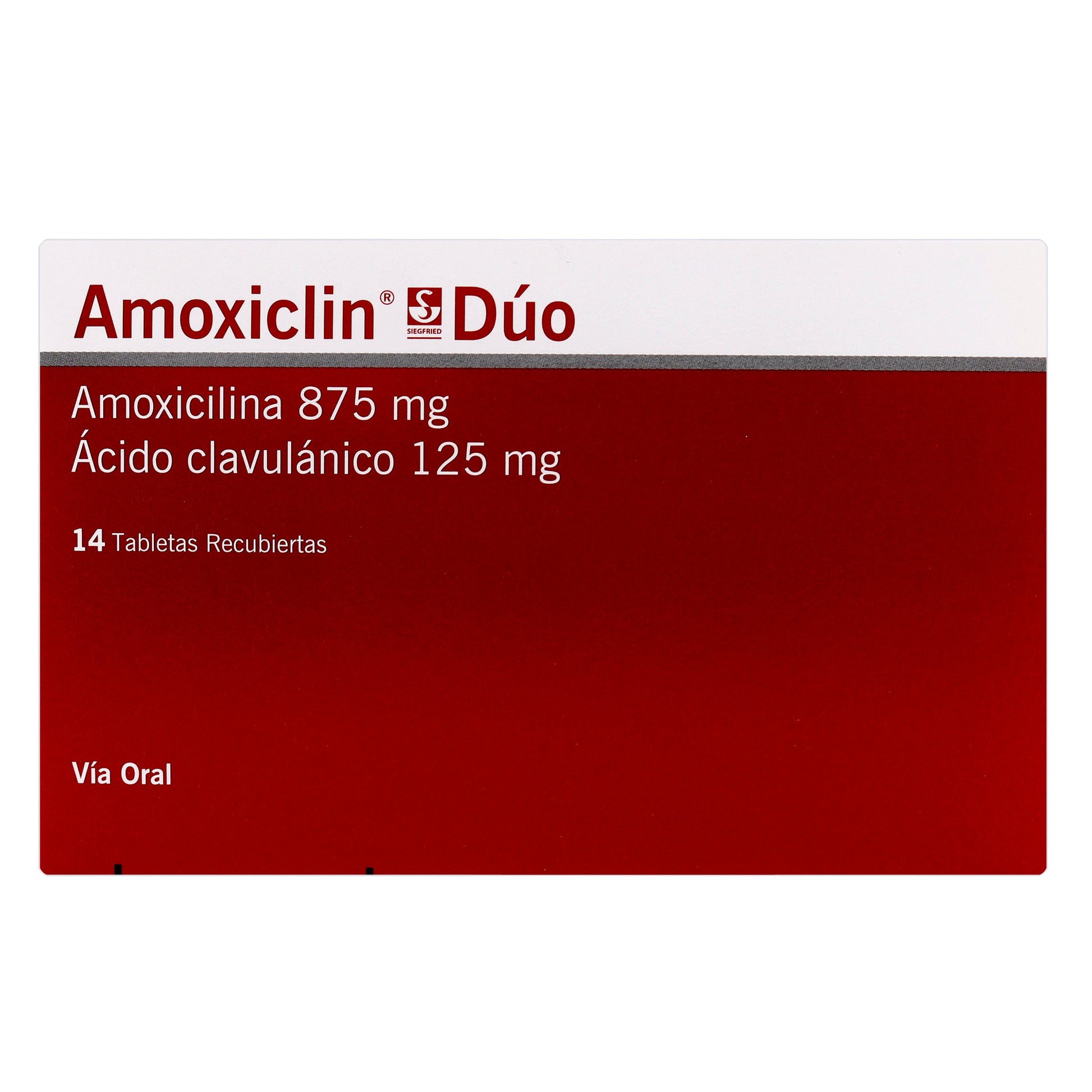 AmoxicilinaLIN Duo 875/125mg X 14 Tableta
