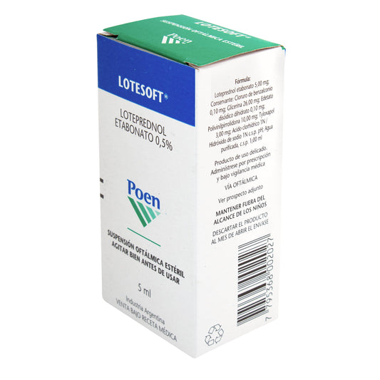 Lotesoft 0.5% Gotas 5 ml(3%+)