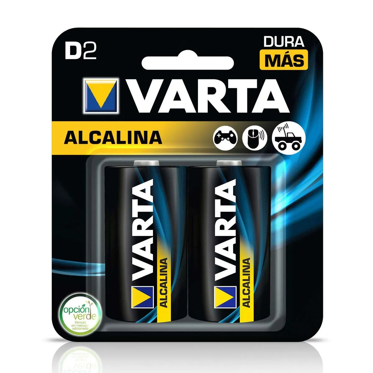 Pila Varta Alkalina D 2 Unidad