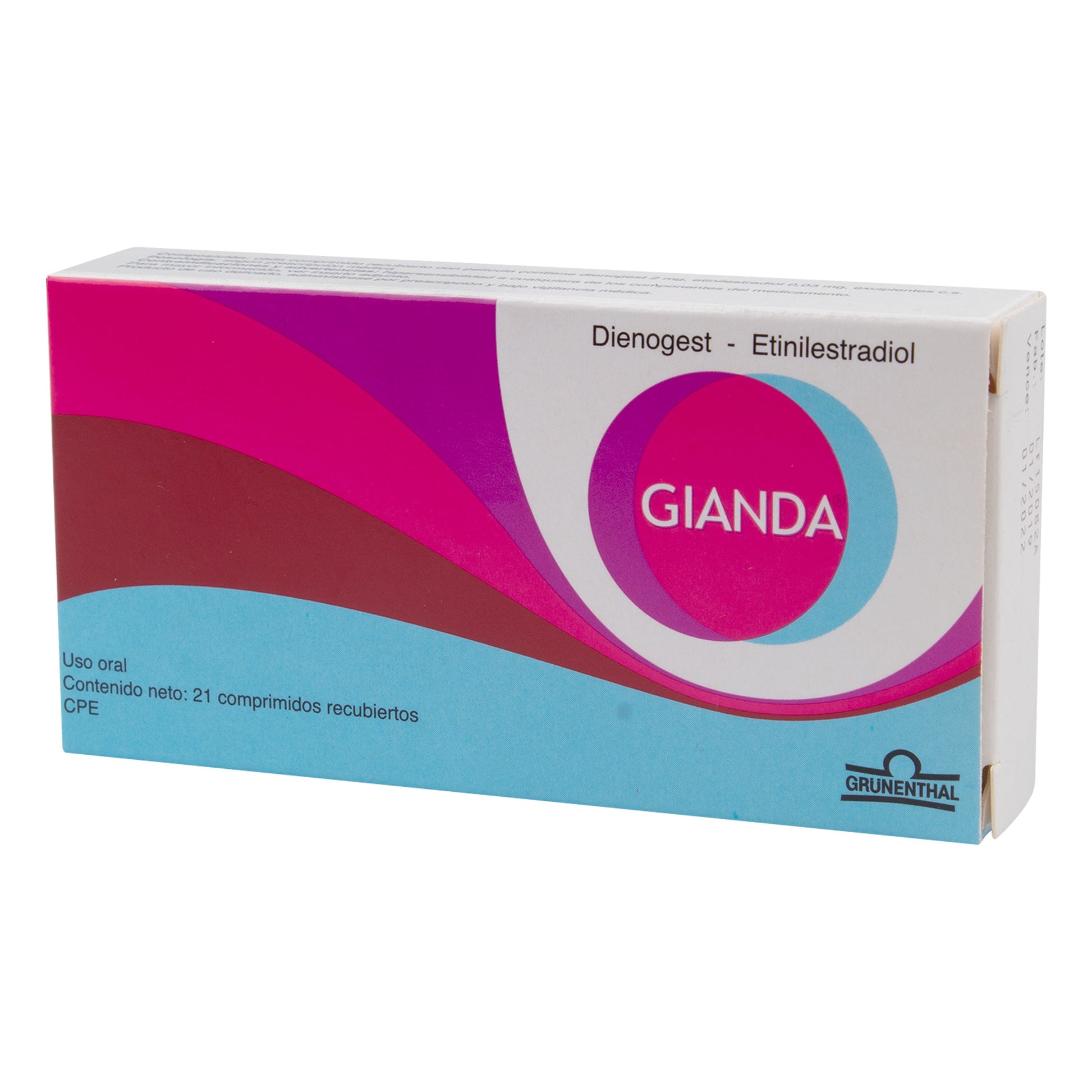gIANDA 21 Tabletas(3%+)(P)15279(PAE)(SC)