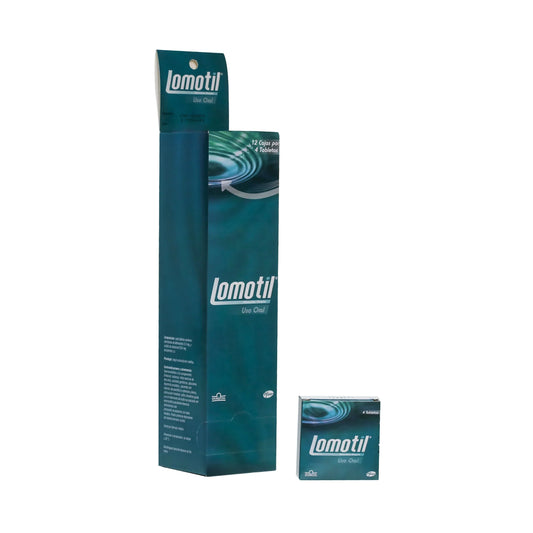 Lomotil 2.5 mg 12 CajaS X 4 Tabletas