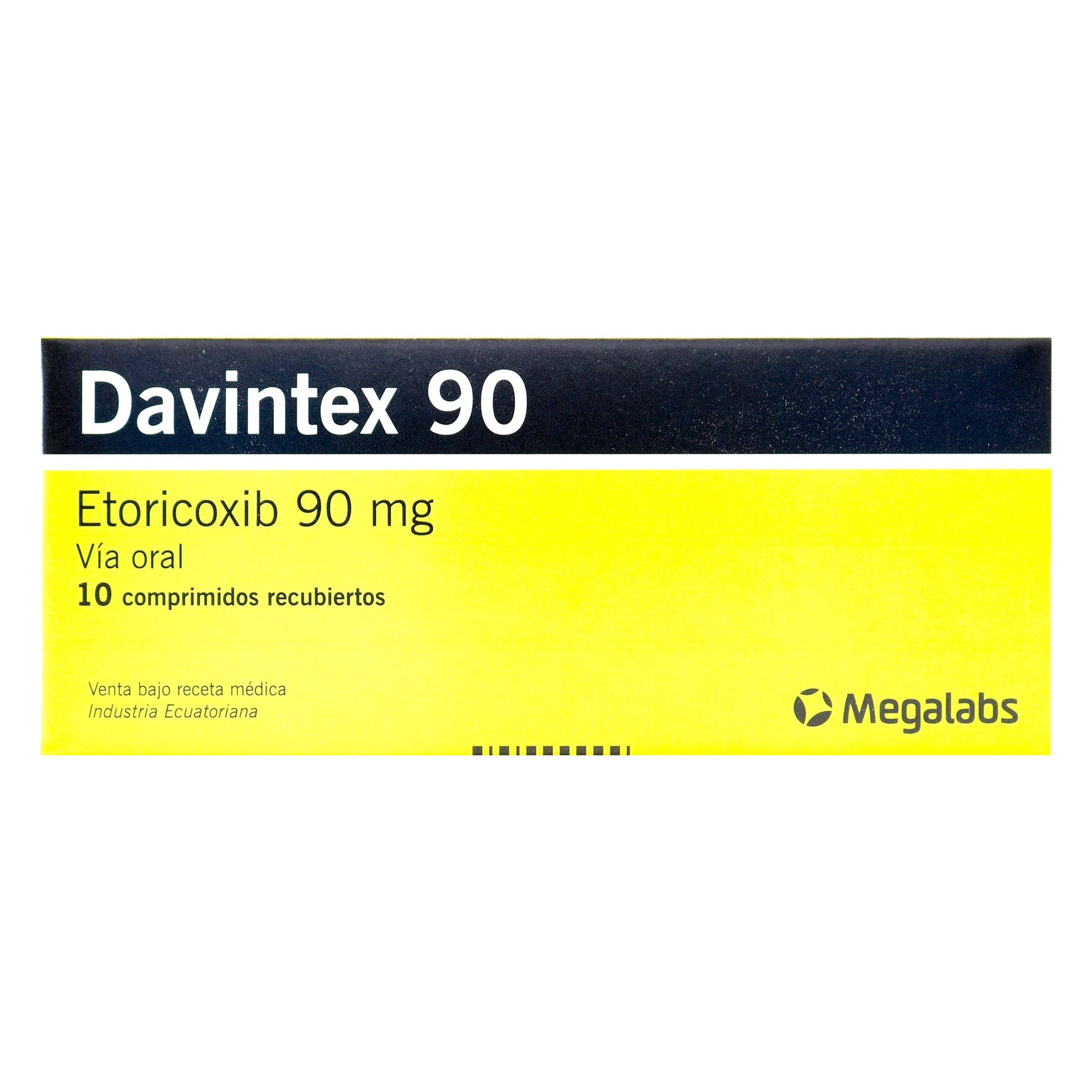 Davintex 90 mg 10 Comprimidos Recubiert.