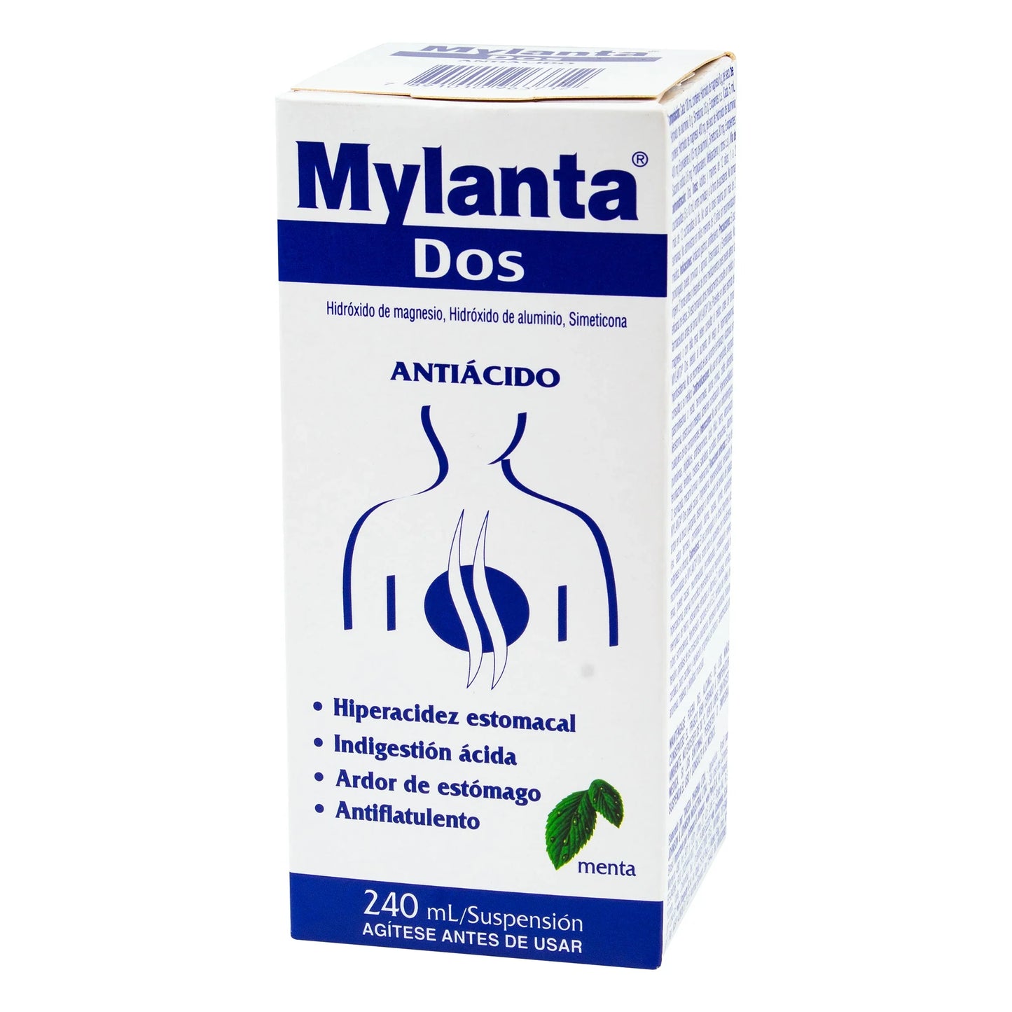 Mylanta Dos Menta Liquida 240 ml