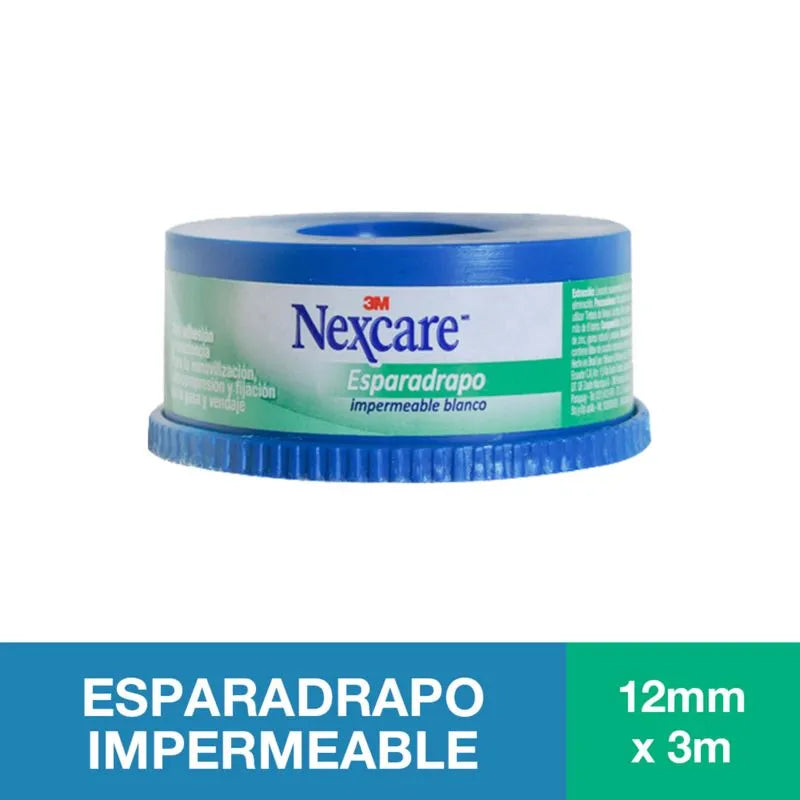Esparadrapo IMPERM. Blanco 12x3 Nexcare
