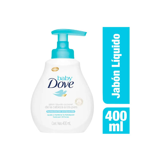 Jabón Dove Baby Liquido Humectante.ENRI.400ML