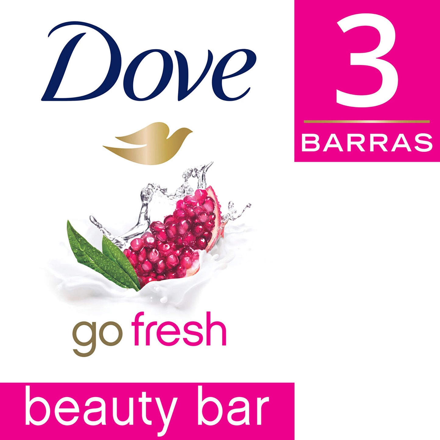 3 Jabón.DOVE grANADA Revigorizante 90 gr