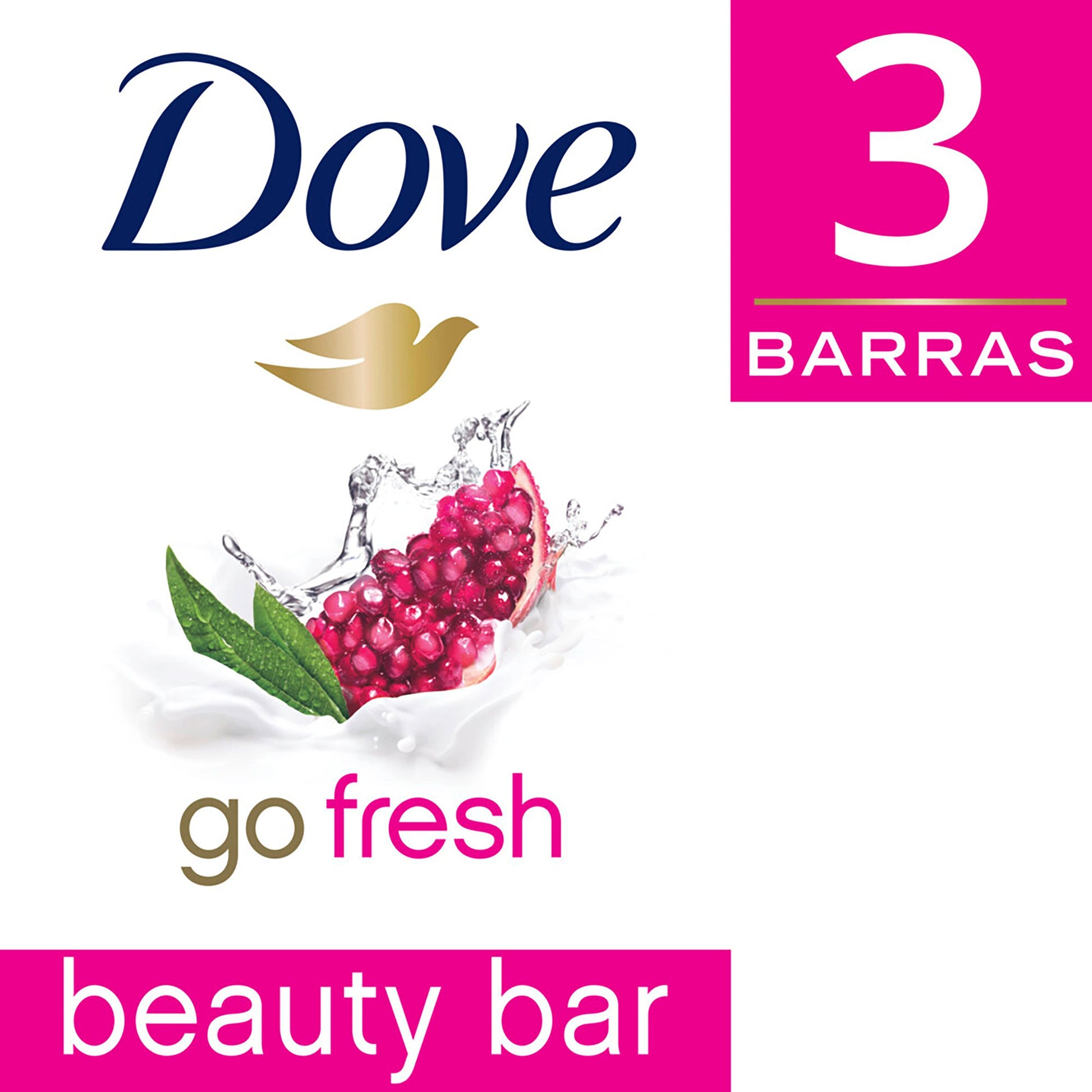 3 Jabón.DOVE grANADA Revigorizante 90 gr