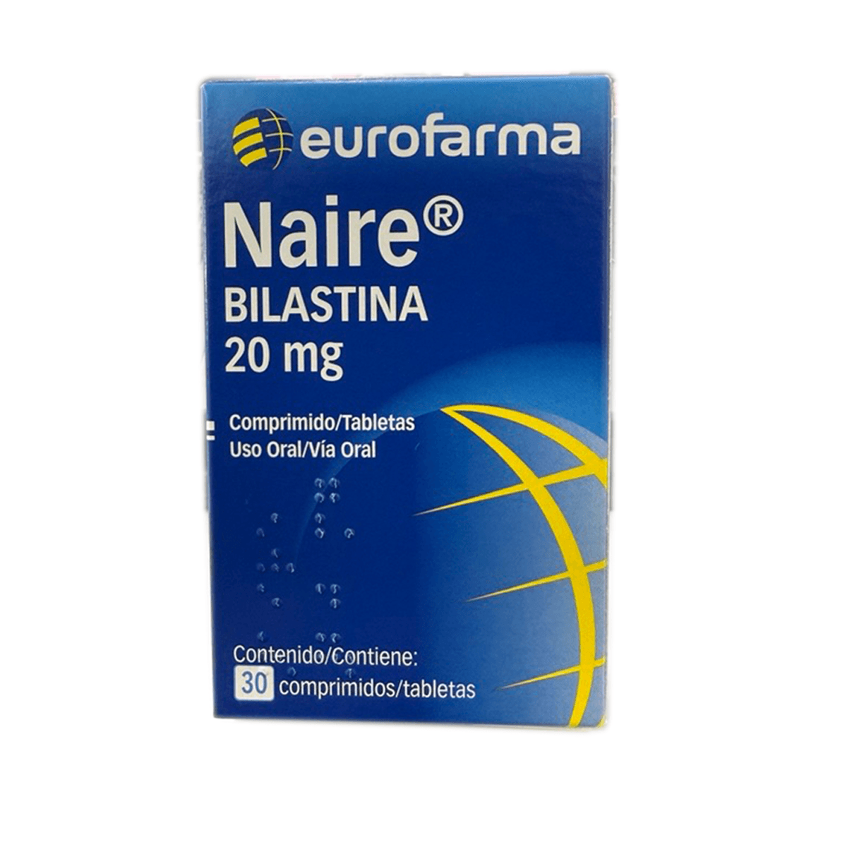 Naire (Bilastina) 20 MG 30 Tbs