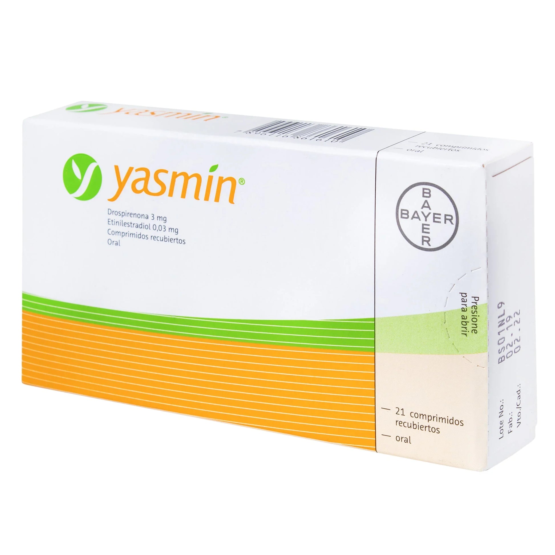 Yasmin 21 Comprimido.(P)24900(SC)(SF)(PDB)