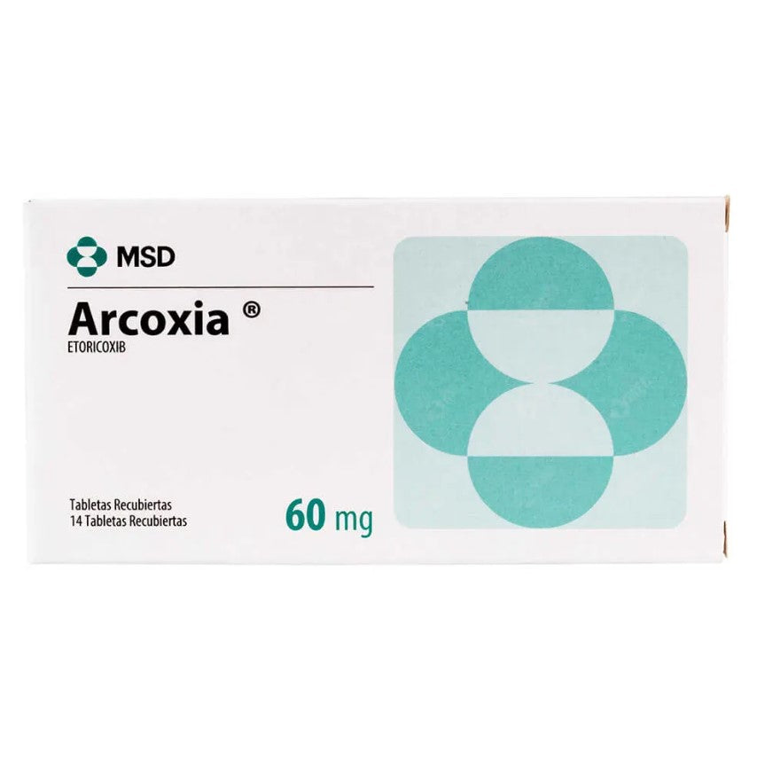Arcoxia 60 mg 14 Tabletas(3%+)(PAE)