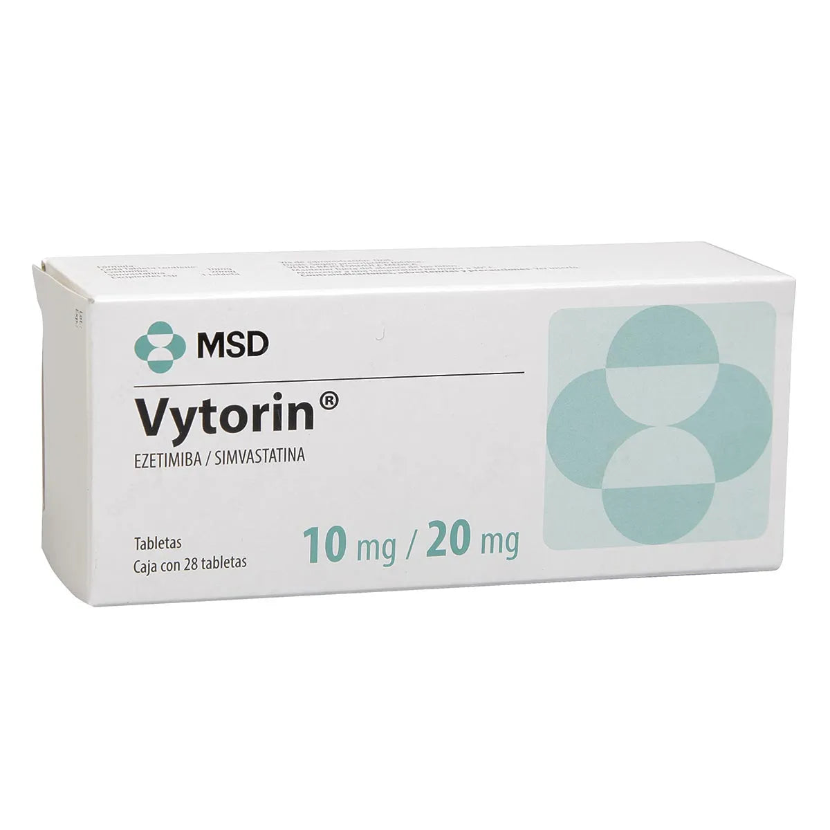 Vytorin 10/20 Miligramos 28 Tabletas