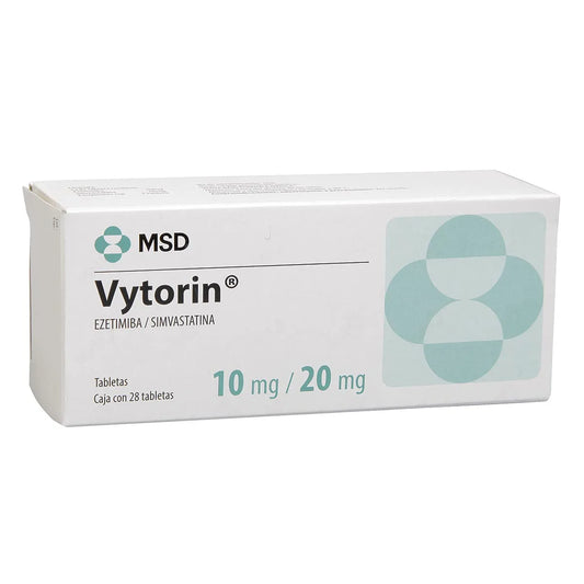 Vytorin 10/20 Miligramos 28 Tabletas