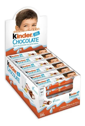Chocolate Kinder Display 300 gr 24 Unidad