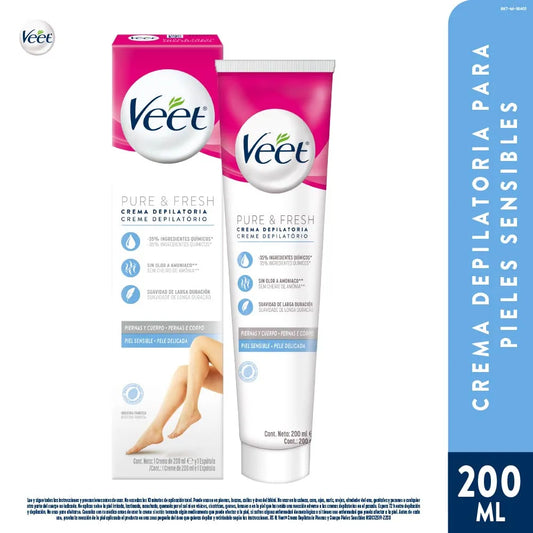 Veet Crema Depilatoria P.sensible 200 ml