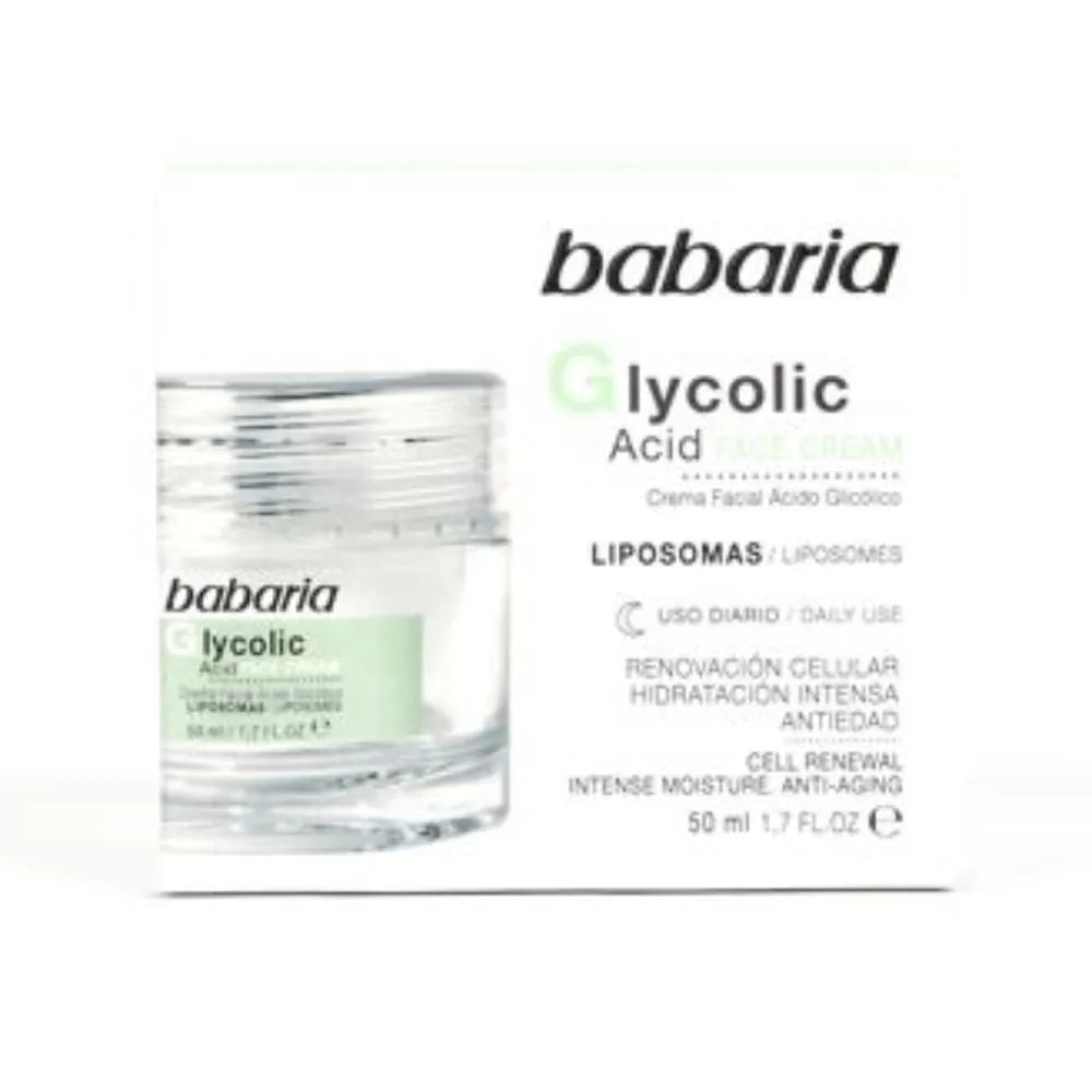 Crema.FACIAL Babaria gLYCOLIC Ácido 50 ml