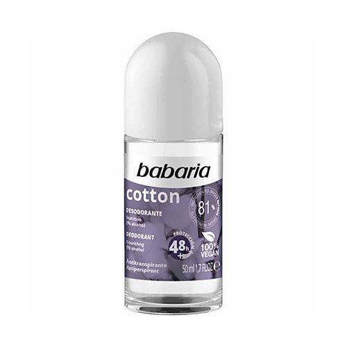 Desodorante babaria Rollon Cotton 50 ml