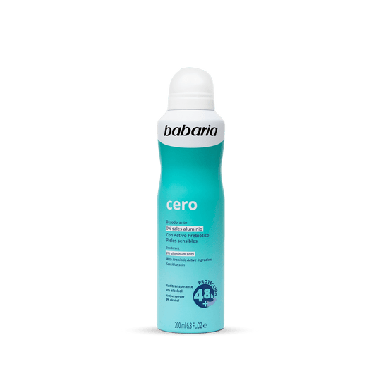 Desodorante spray Babaria Cero Prebiotico 200 ml