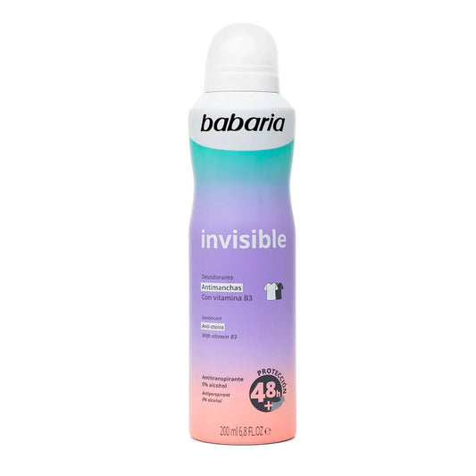 Desodorante spray Babaria Invisible Vit.B3 200ml