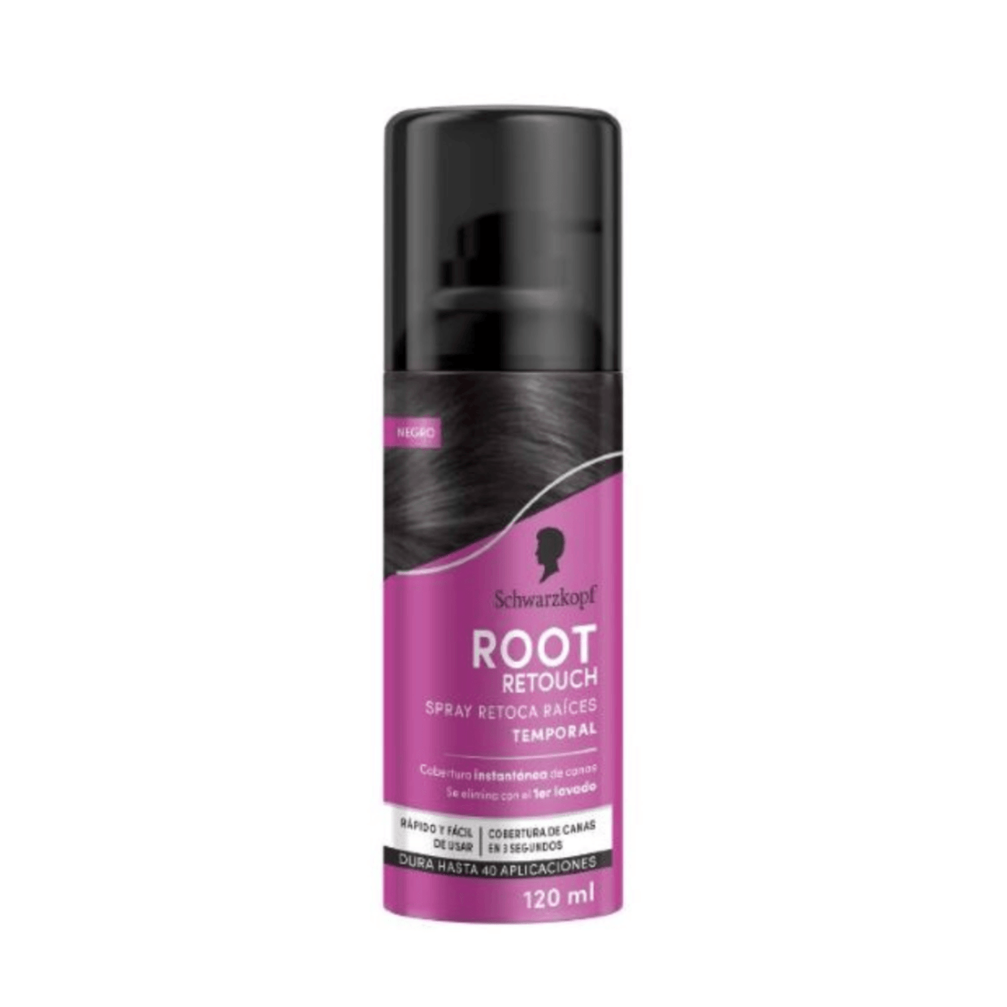 Retoca Raíz Schwarzkopf Spray Root Retouch Negro