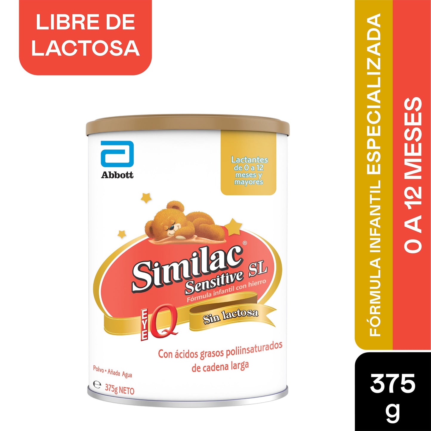 Similac Iq Sensitive 375 gr Sin Lactosa