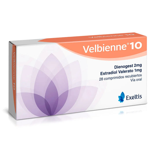 Velbienne 10 2 Miligramos 28 Comprimidos