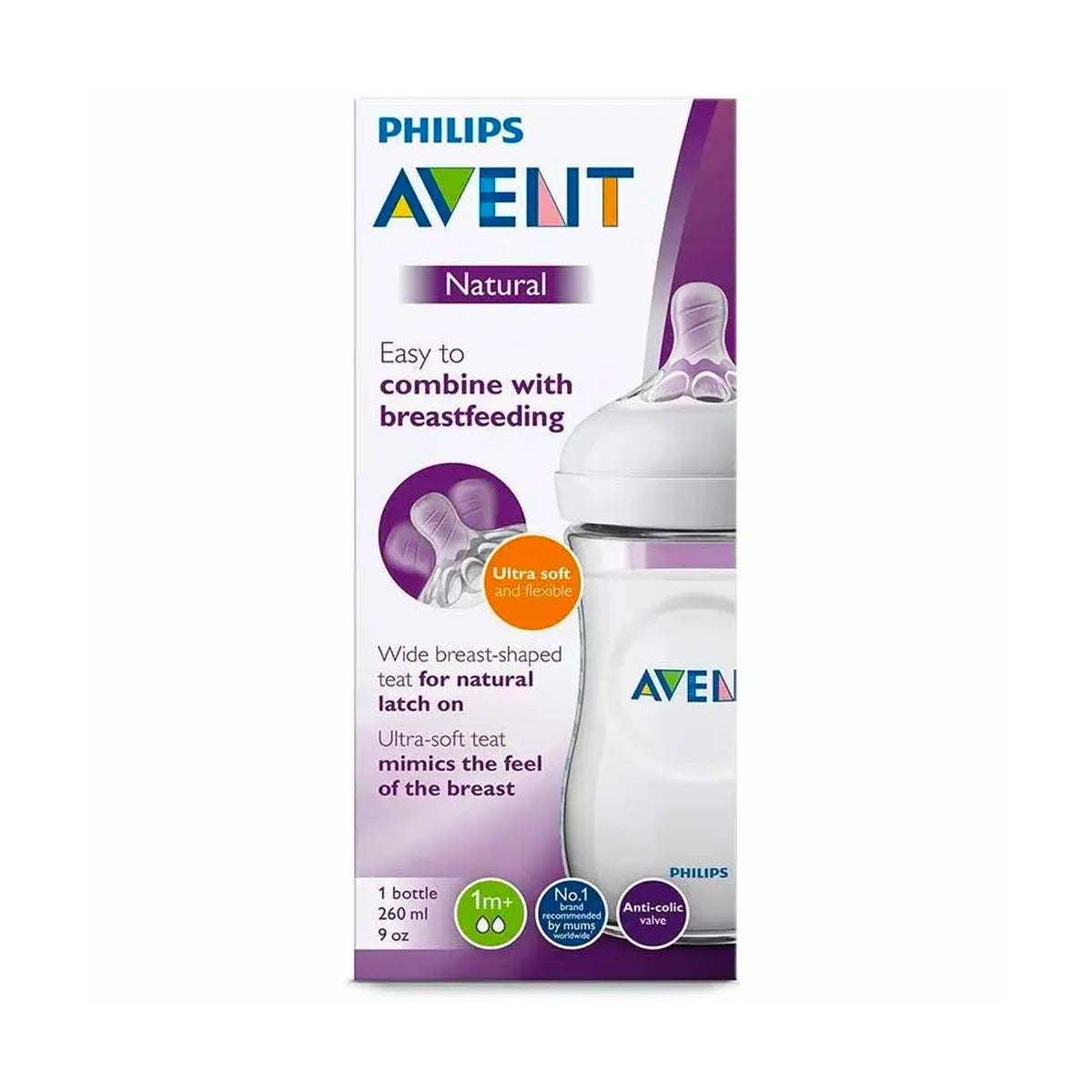 Biberon Avent Natural 9 Oz