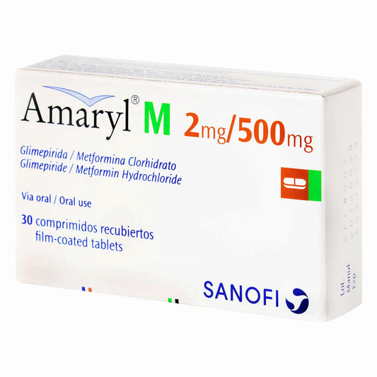 Amaryl M 2 mg/500 mg 30 Compuesto(A)